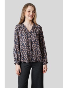 BLOUSE FLEURS - INDI & COLD