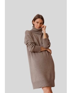 ROBE MAILLE COL ROULE - INDI & COLD