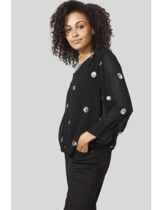 BLOUSE SEQUINS - WHITE STUFF