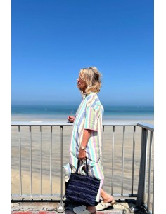 ROBE À RAYURES - MAISON ANJE