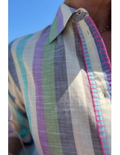 ROBE À RAYURES - MAISON ANJE 2