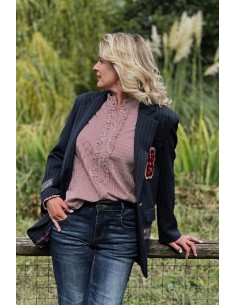 BLOUSE RAYÉE - WHITE STUFF