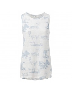 DEBARDEUR IMPRIME LIN - YAYA